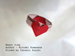 origami Heart ring, Author : Hiroshi Kumasaka, Folded by Tatsuto Suzuki